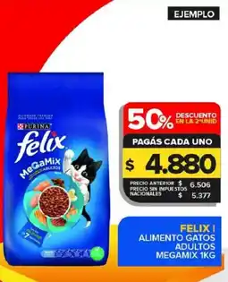 Carrefour Maxi Felix alimento gatos adultos megamix oferta