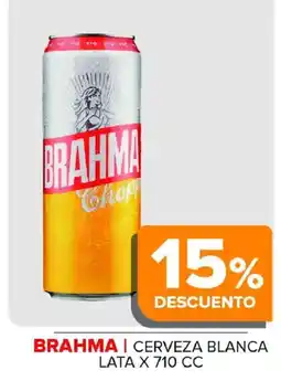 Carrefour Maxi Brahma cerveza blanca oferta