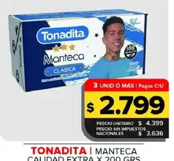 Carrefour Maxi Tonadita manteca clásica oferta