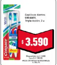 Cooperativa Obrera Colgate cepillo de dientes triple acción oferta