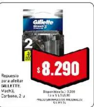 Cooperativa Obrera Gillette repuesto para afeitar mach3 carbono oferta