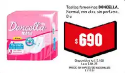 Cooperativa Obrera Doncella toallas femeninas oferta