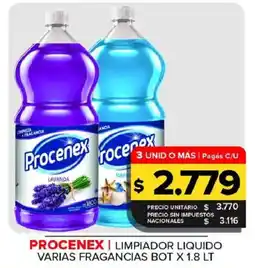 Carrefour Maxi Procenex limpiador liquido varias fragancias oferta
