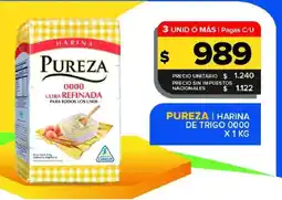 Carrefour Maxi Pureza harina de trigo 0000 oferta