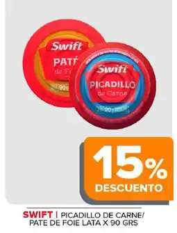 Carrefour Maxi Swift picadillo de carne/pate de foie lata oferta