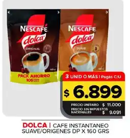 Carrefour Maxi Nescafe dolca cafe instantaneo oferta