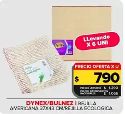Carrefour Maxi Dynex/bulnez rejilla americana 37x43 cm/rejilla ecologica oferta