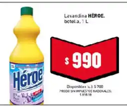 Cooperativa Obrera Héroe lavandina oferta