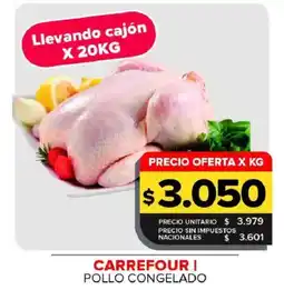 Carrefour Maxi Carrefour pollo congelado oferta
