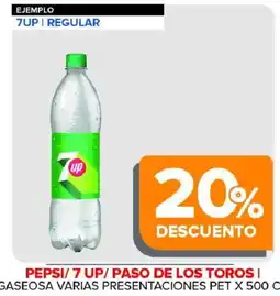 Carrefour Maxi 7up gaseosa oferta