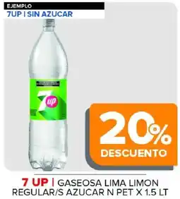 Carrefour Maxi 7 up gaseosa lima limon regular/s azucar n pet oferta