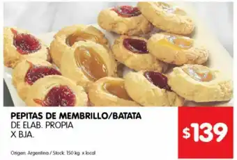 Disco Pepitas de membrillo / batata x bj oferta