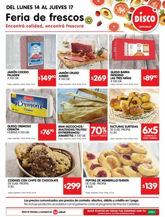 Disco Jamón cocido paladini oferta