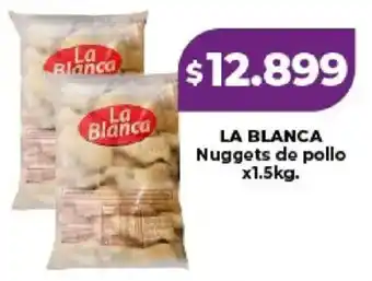 La blanca nuggets de pollo