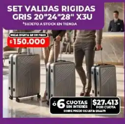 Supermayorista Vital Set valijas rígidas oferta