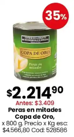 Coto Copa de oro peras en mitades oferta