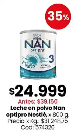 Coto Nestlé leche en polvo Nan optipro oferta