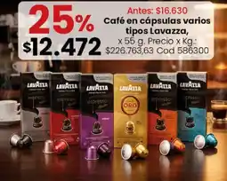 Coto Lavazza café en cápsulas varios tipos oferta