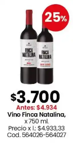 Coto Finca natalina vino oferta