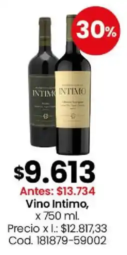 Coto Intimo vino oferta