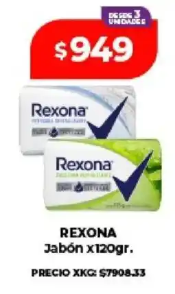 Supermayorista Vital Rexona jabón oferta