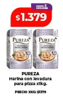 Supermayorista Vital Pureza harina con levadura para pizza oferta