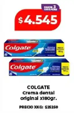 Supermayorista Vital Colgate crema dental original oferta