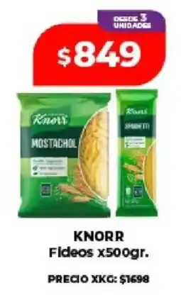 Supermayorista Vital Knorr fideos oferta