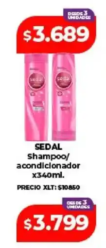 Supermayorista Vital Sedal shampoo acondicionador oferta