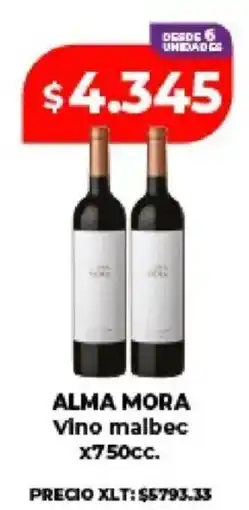 Supermayorista Vital Alma mora vino malbec oferta