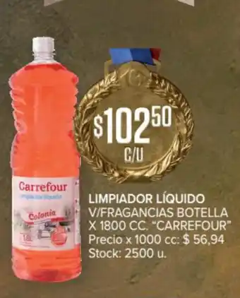Carrefour Carrefour Limpiador Líquido V/Fragancias Botella x 1800cc. oferta