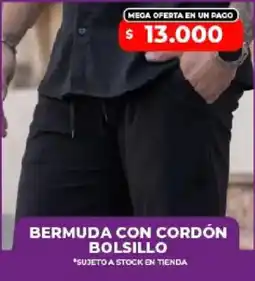 Supermayorista Vital Bermuda con cordón bolsillo oferta