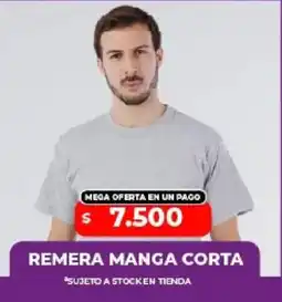 Supermayorista Vital Remera manga corta oferta