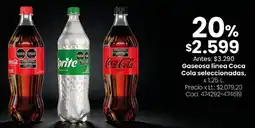 Coto Coca cola gaseosa línea cola seleccionadas oferta
