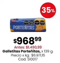 Coto Porteñitas galletitas oferta