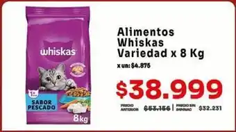 Whiskas - alimentos variedad
