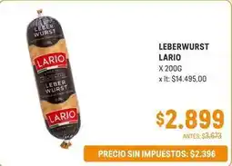 Makro Lario - leberwurst oferta