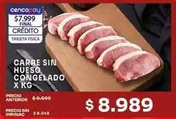 Makro Carne sin hueso congelado oferta