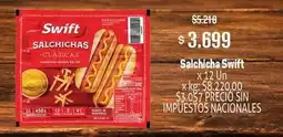 Makro Swift - salchichas clasicas oferta