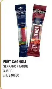 Cagnoli - fuet serrano / tandil