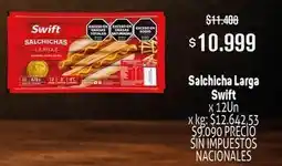 Makro Swift - salchichas largas oferta