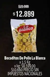 Makro La blanca - bocaditos de pollo oferta