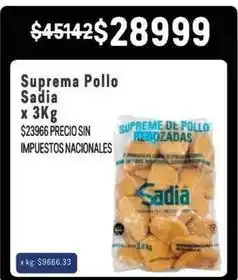 Sadia - suprema pollo rebozadas