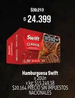 Makro Swift - hamburguesa clásica oferta