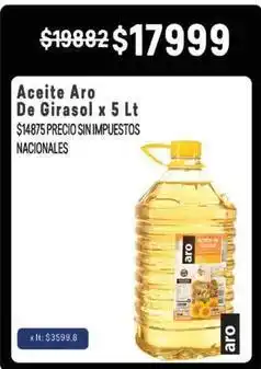 Makro Aro - aceite de girasol oferta