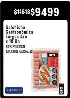Makro Aro - salchicha gastronómica largas oferta