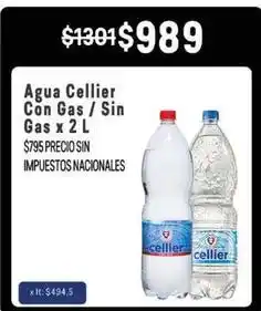 Makro Cellier - agua con gas / sin gas oferta