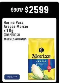 Makro Morixe - harina para arepas oferta
