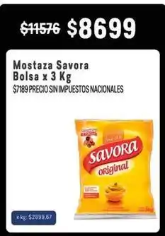 Makro Savora - mostaza bolsa oferta