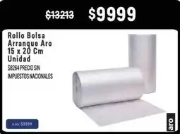 Makro Aro - rollo bolsa arranque oferta